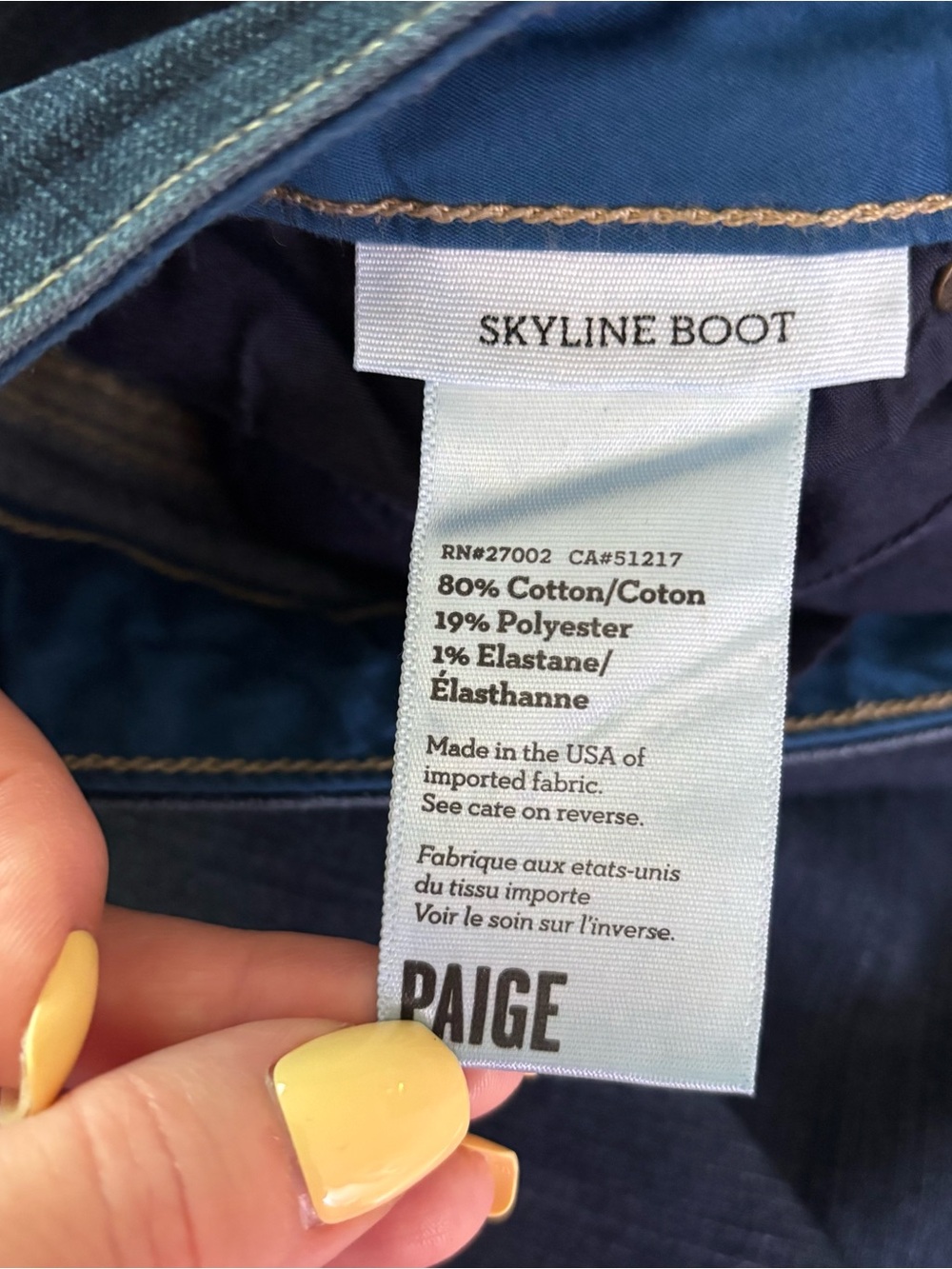 PAIGE Skyline Bootcut Michelle Jeans Size 31 - Picture 7 of 9